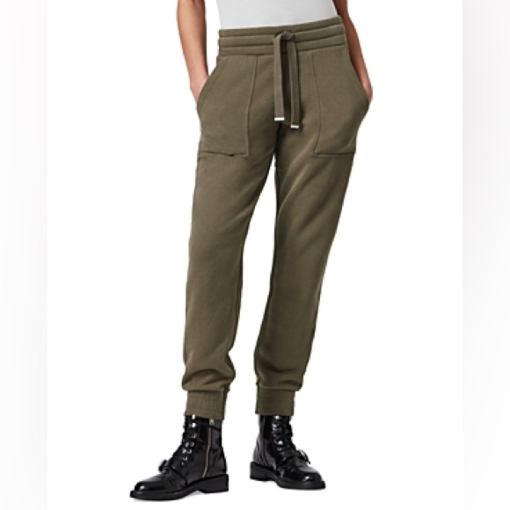 All Saints Lucia Olive Green Joggers